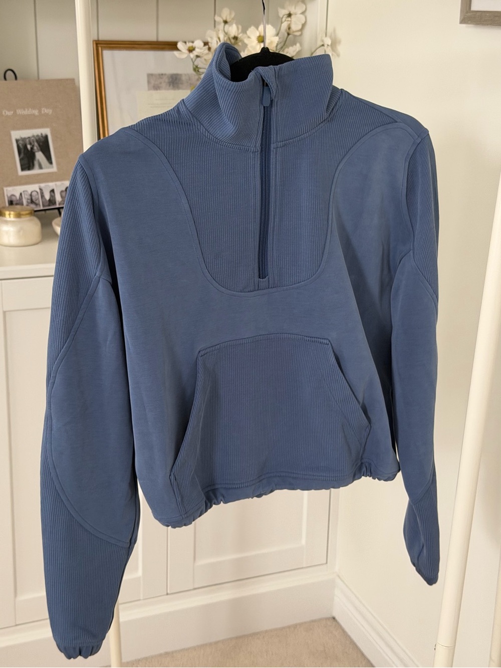 Lululemon Softstreme Half-Zip Pullover Sweatshirt - Blue